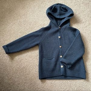 Zara Toddler Hooded Knit Jacket 18-24 Months